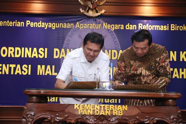 20180207 MENTERI SESMEN DEP YANLIK STAFSUS STAFLI Implementasi Mal Pelayanan Publik MPP 9