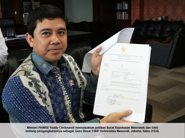 20150415 - Menteri dilantik sebagai Guru Besar