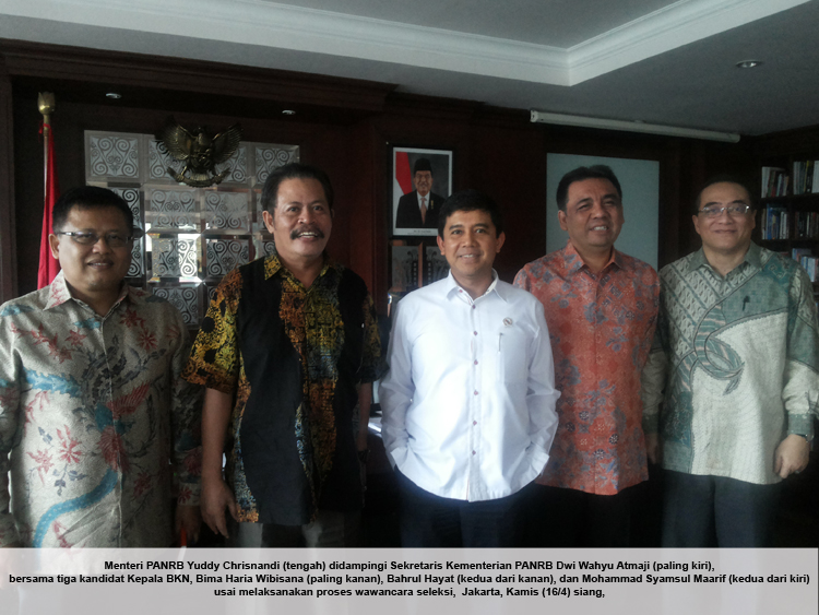 20150416 - Menteri dan 3 Kandidat Kepala BKN