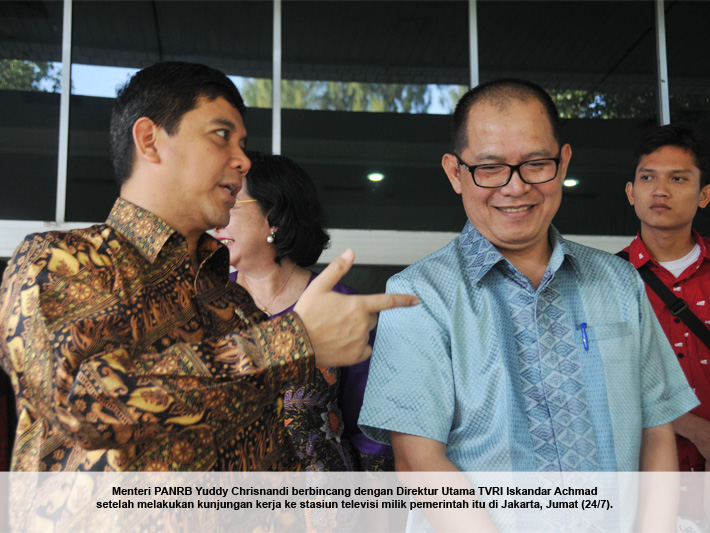 20150724 Menteri berbincang dengan Dirut TVRI