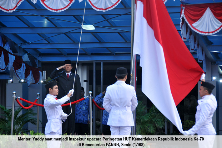 20150817 Menteri Yuddy Irup 17 Agustus