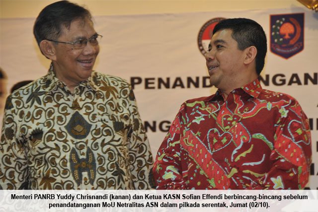 20151002 Menteri Yuddy dan Ketua KASN