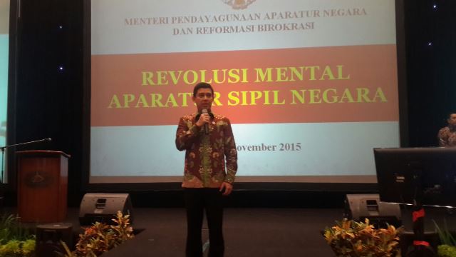 20151106 - MENTERI - Pelatihan Revolusi Mental Lintas K L di menara 165 2