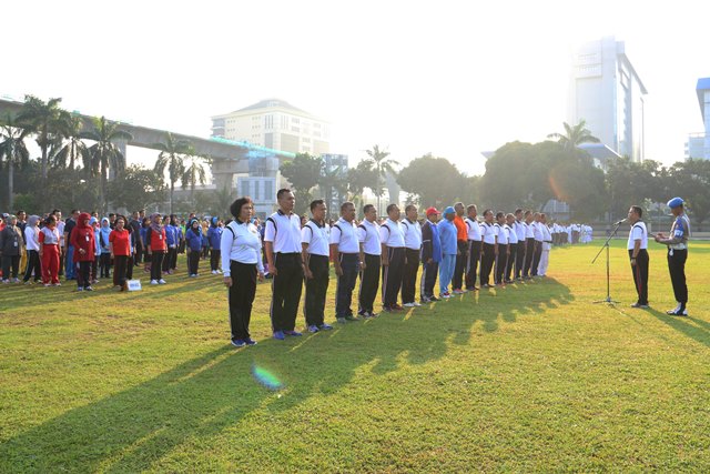 20160513 Senam Bersama di Mabes Polri 2