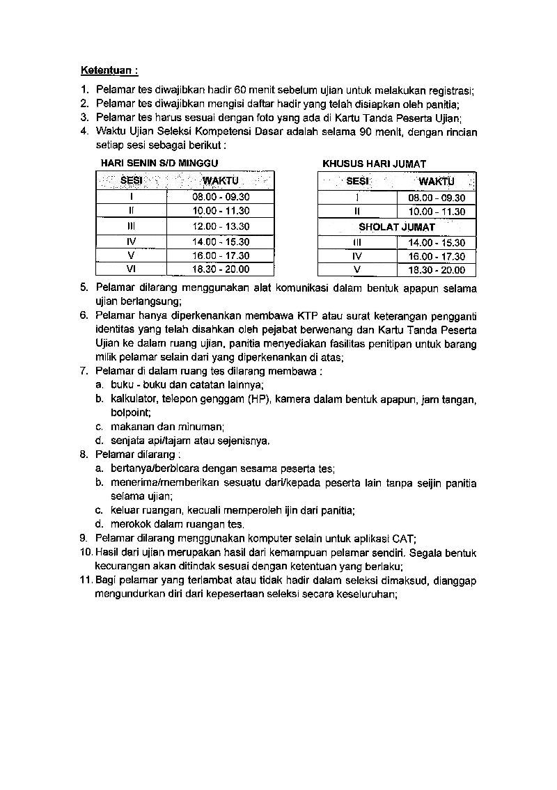 20171011 Pengumuman lokasi dan waktu pelaksanaan skd menpanrb 2017 Page 3