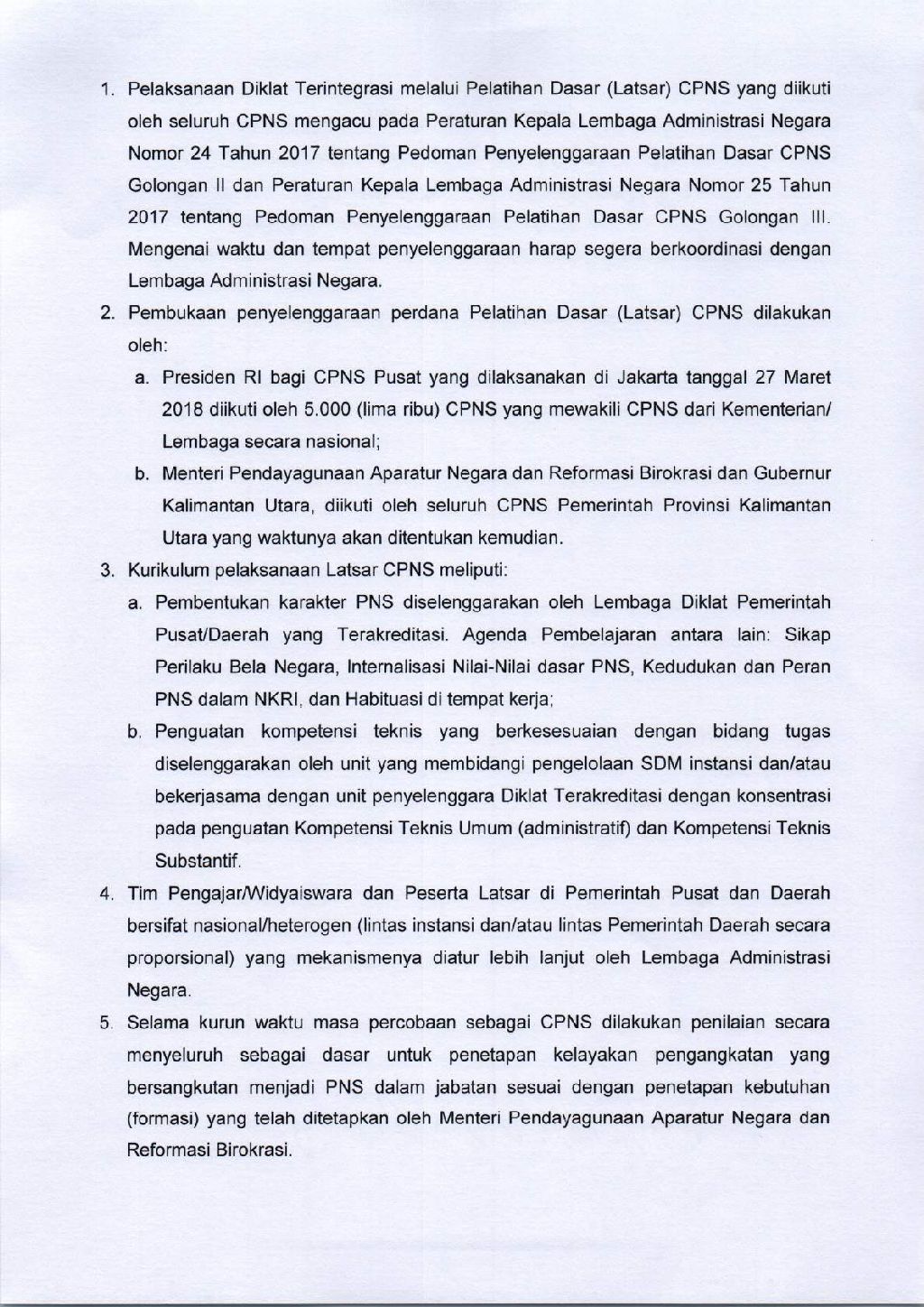 20180305 surat menpanrb ttg Pelaksanaan Masa Prajabatan compressed Page 2