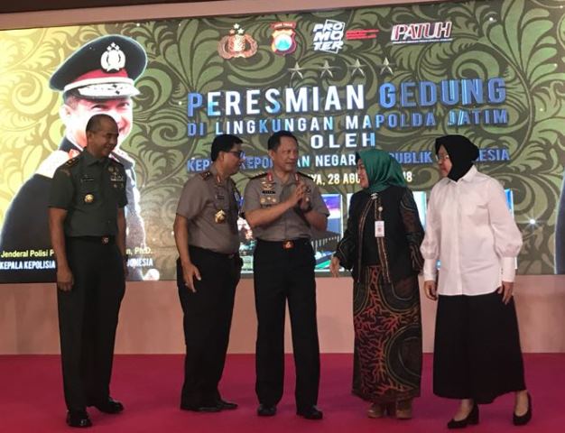 20180828 Diah peresmian Polda Jatim3