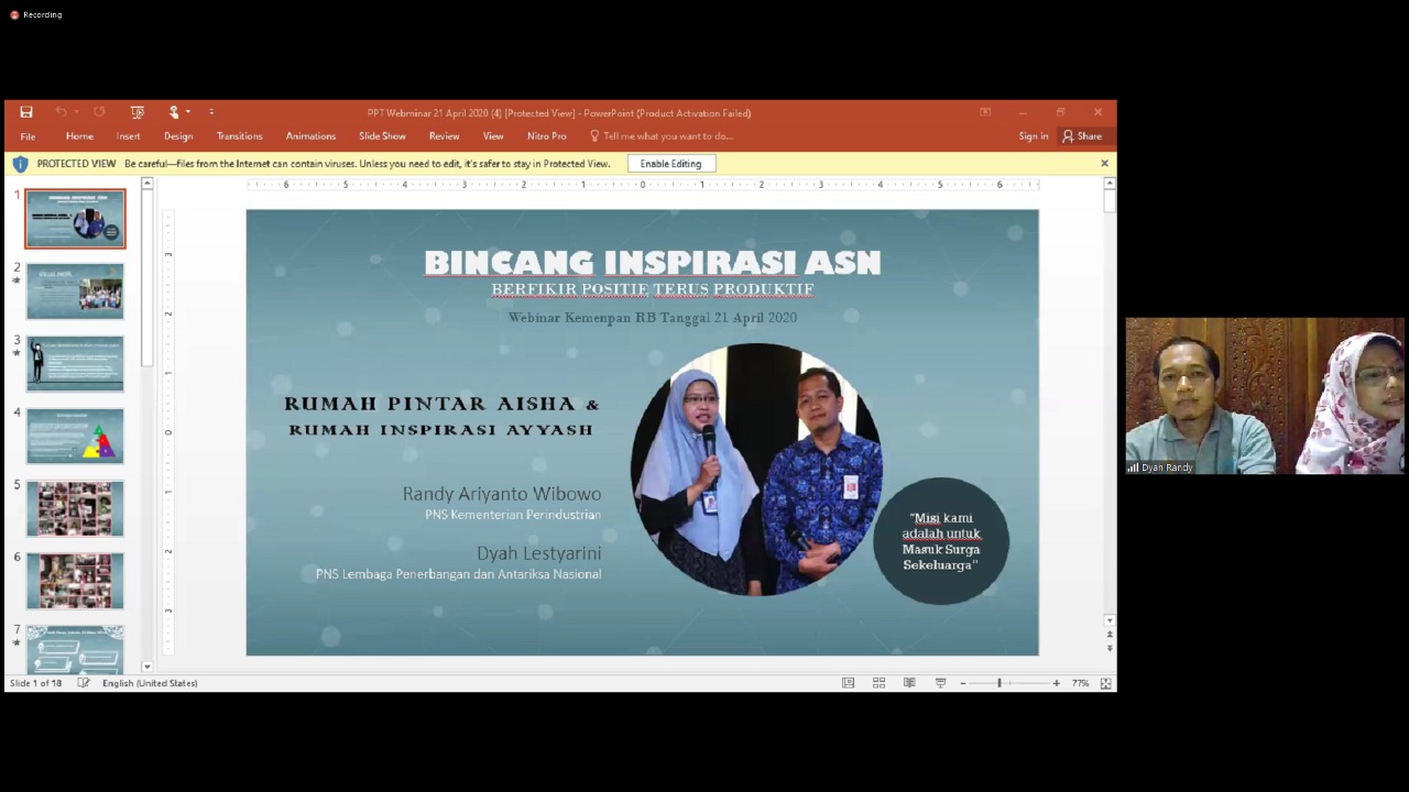 20200423 Menilik Semangat Pasangan PNS Inspiratif Berbagi Menghadapi Pandemi 1