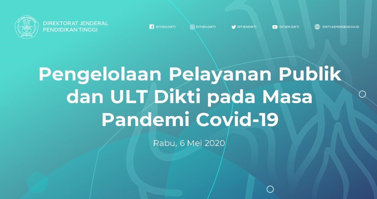 20200506 Perguruan Tinggi Didorong Aktif Menjaring Pengaduan Pelayanan Publik 1