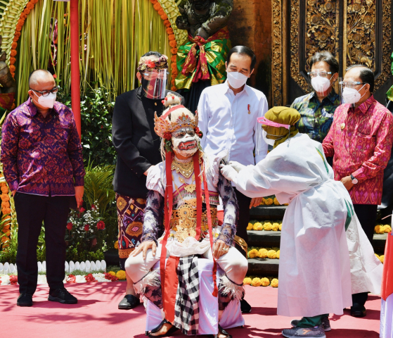 20210317 Presiden Kita Harapkan Sektor Pariwisata Bali Segera Bangkit