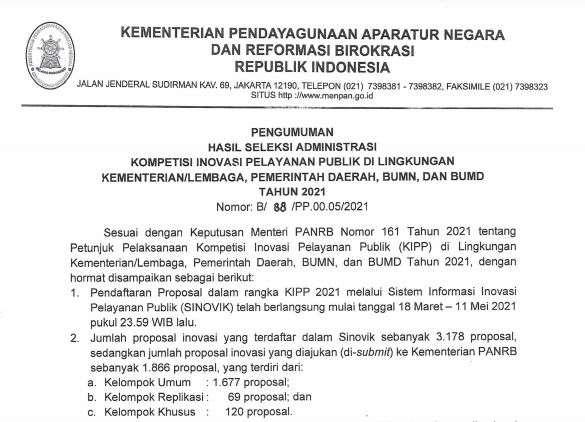 20210520 Pengumuman Seleksi KIPP 2021