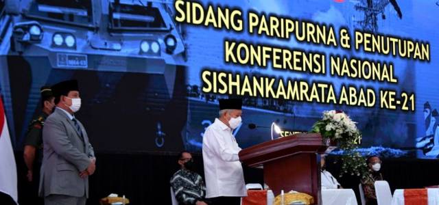 20210621 Hadapi Tantangan Global Wapres Dorong Penguatan Sektor Pertahanan dan Keamanan