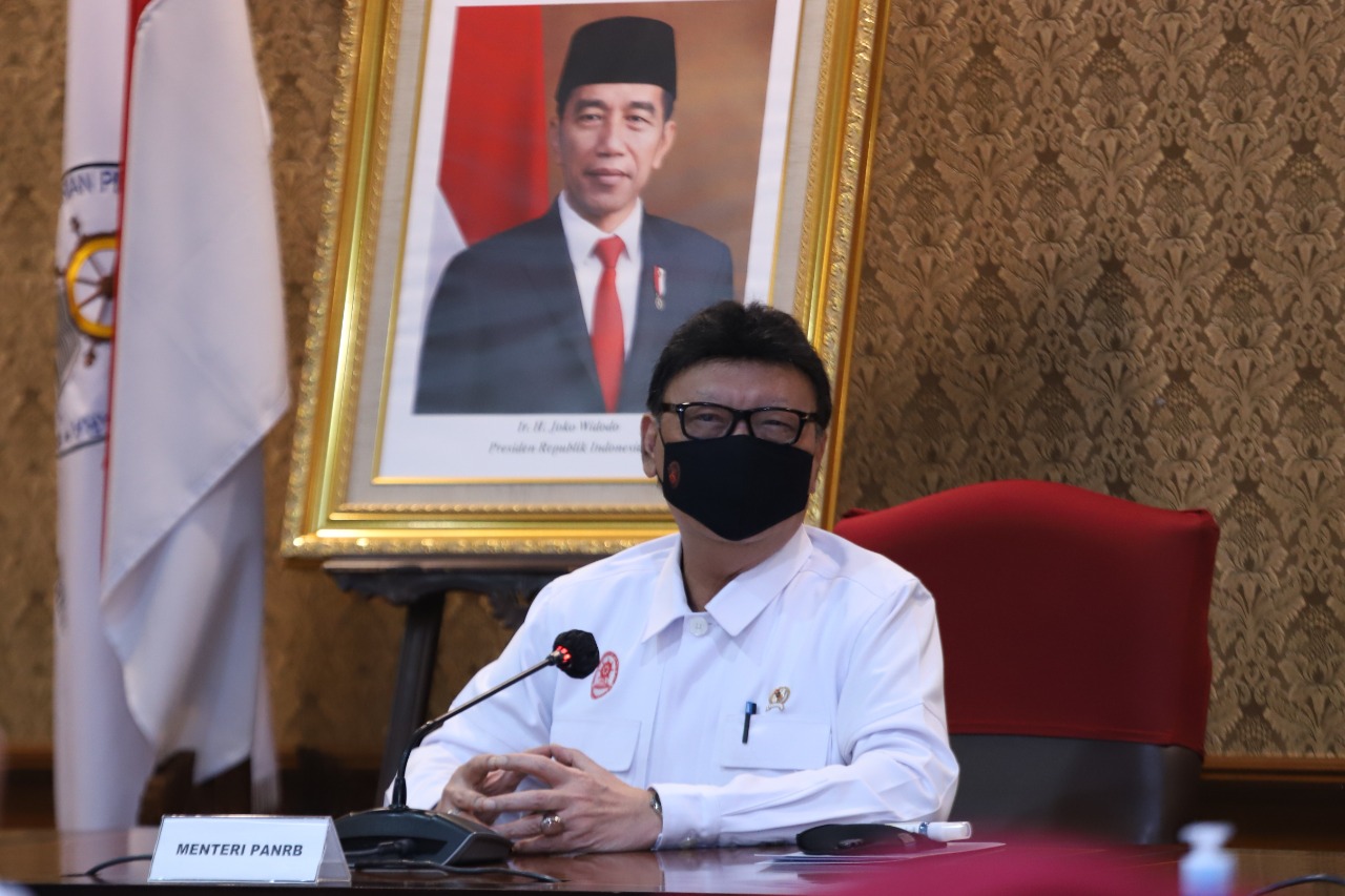 20210629 Menteri Tjahjo Imbau ASN Proaktif Mempercepat Penanganan Pandemi