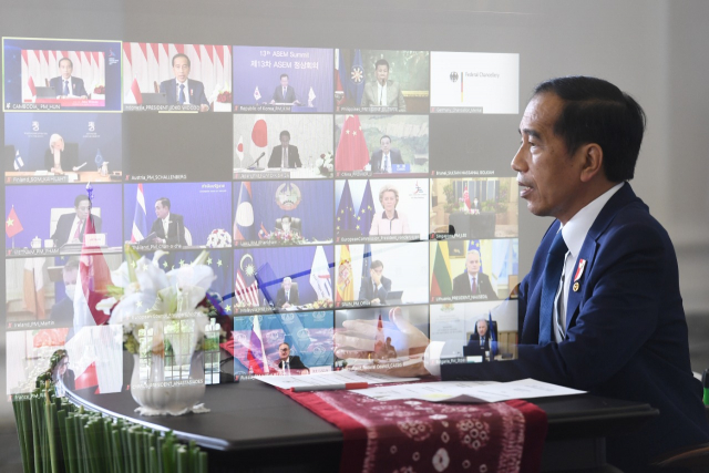 20211129 Presiden Jokowi Dorong Pencapaian Target Vaksinasi WHO pada KTT ASEM ke 13