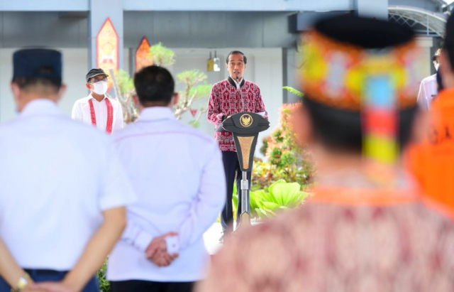 20211209 Presiden Jokowi Pemerataan Infrastruktur Tingkatkan Investasi di Luar Jawa