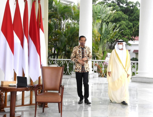 20220308 Presiden Jokowi Terima Delegasi Persatuan Emirat Arab