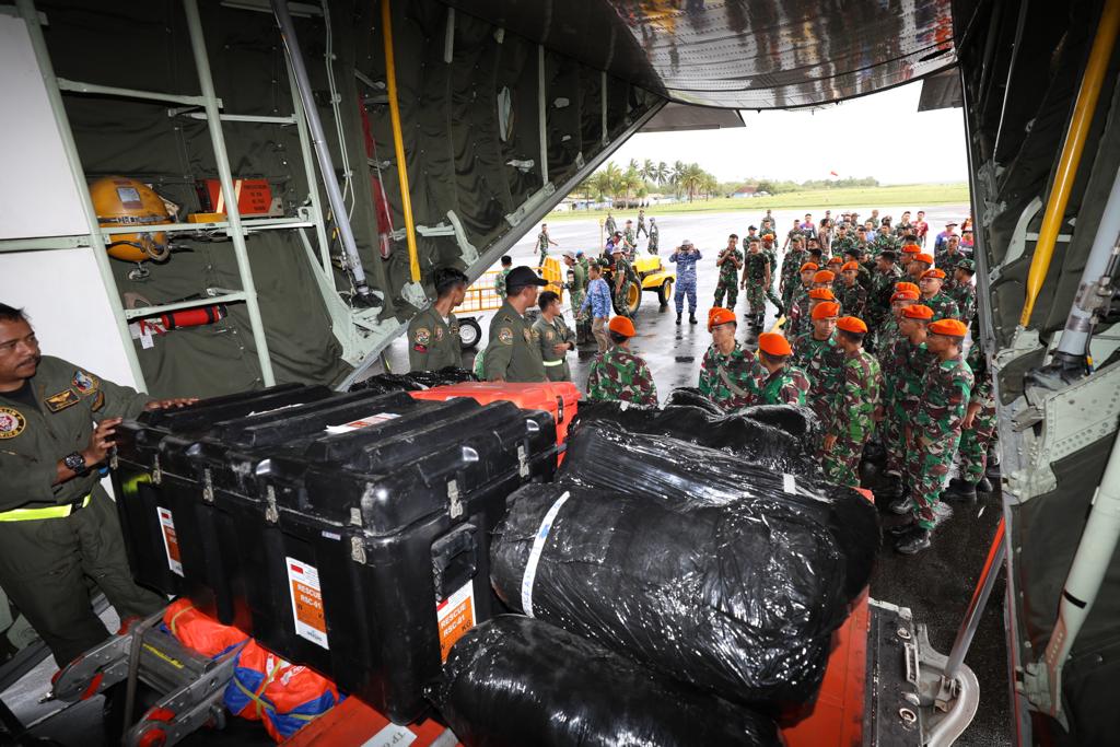 20230308 Bantuan Logistik dan Peralatan bagi Korban Tanah Longsor Mendarat di Natuna