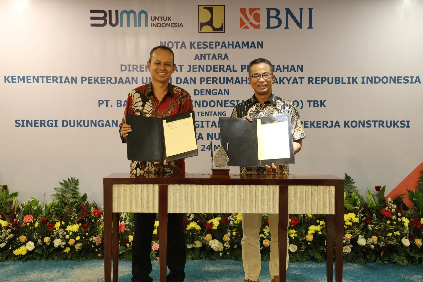 20230327 BNI PUPR Kerja Sama Ciptakan Kartu Multifungsi untuk Pekerja di IKN