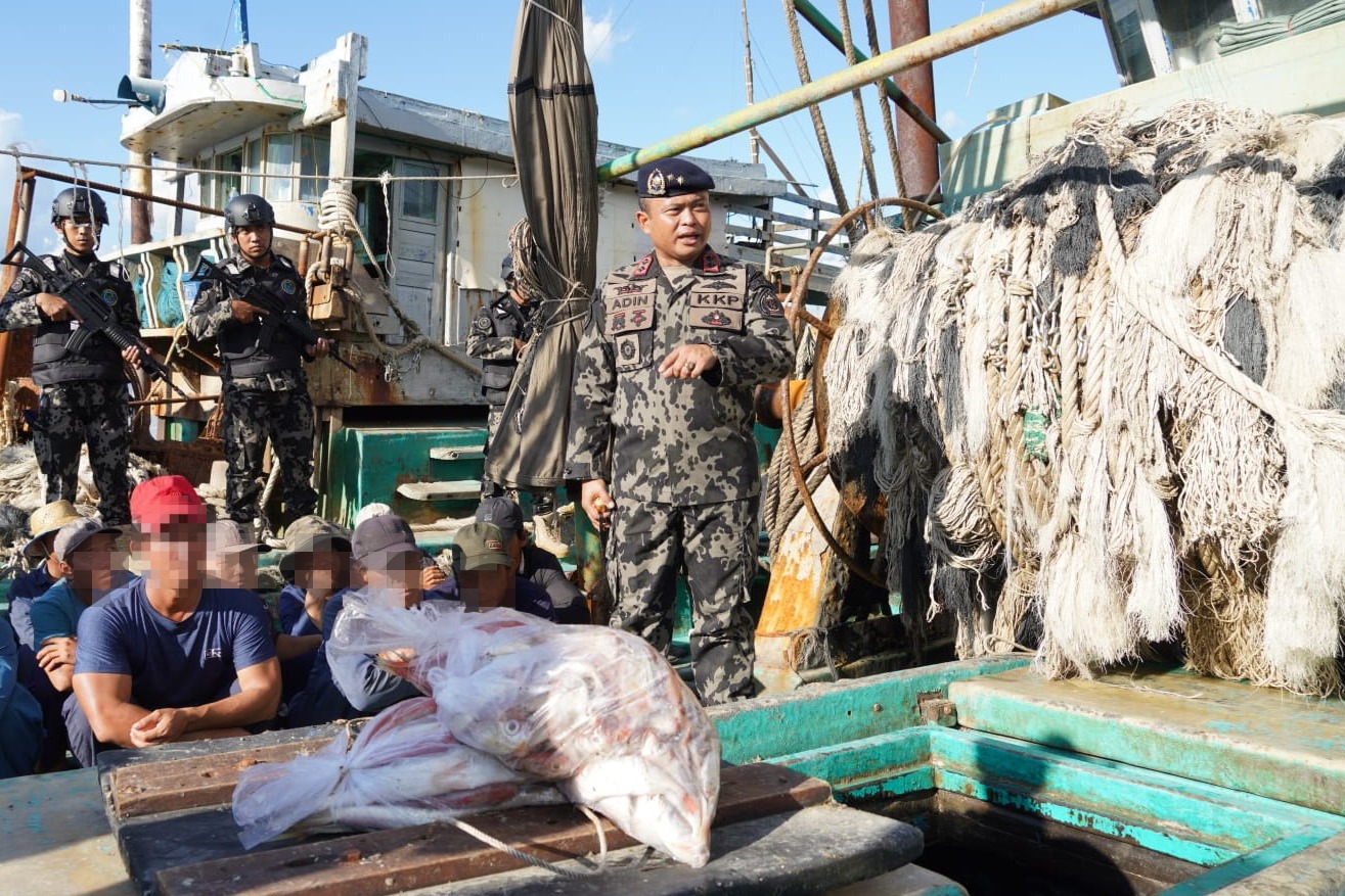 20231023 Amankan Enam Kapal Ikan KKP Perketat Pengawasan di Wilayah Rawan Illegal Fishing