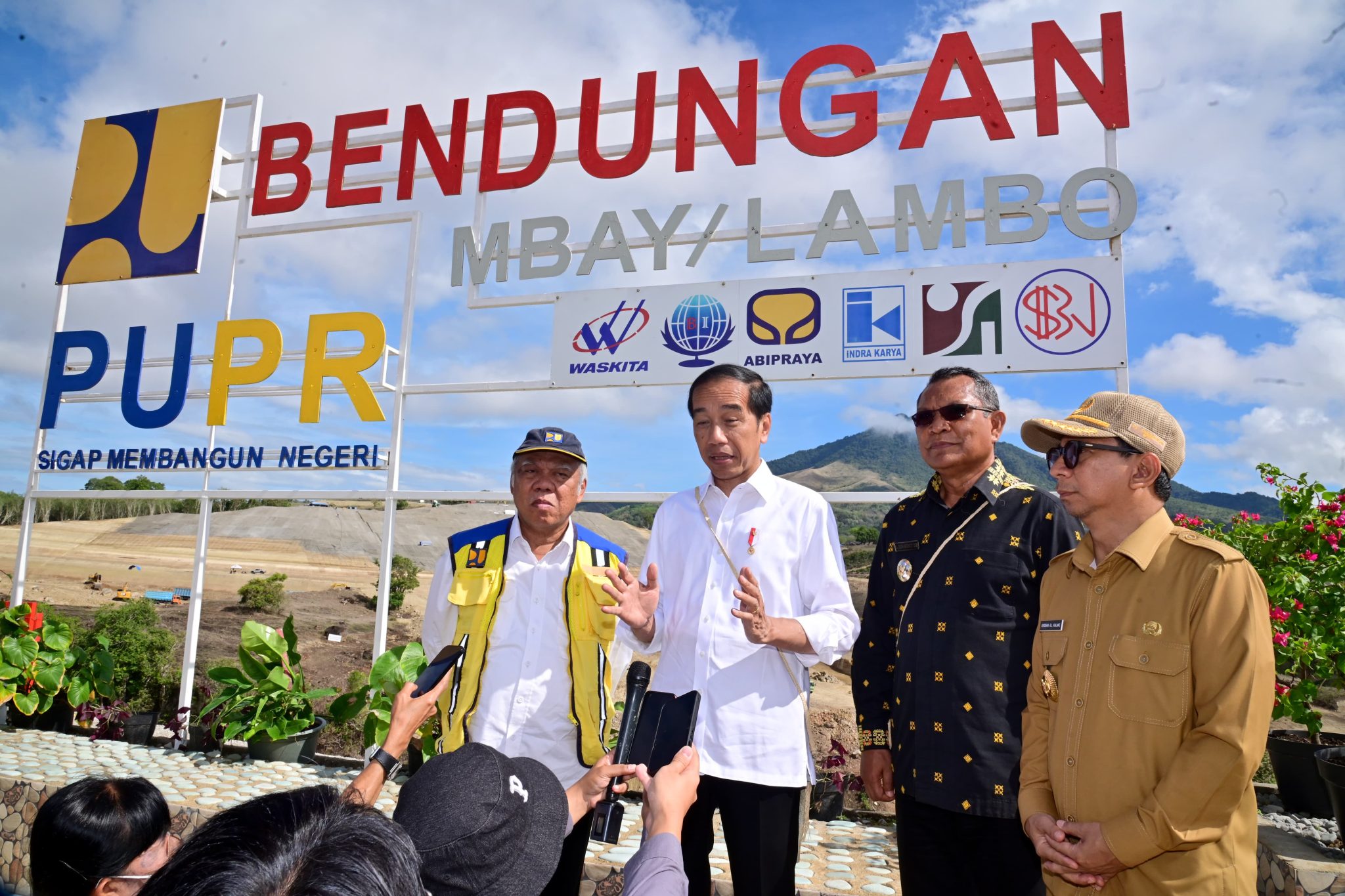 20231205 Tinjau Pembangunan Bendungan Mbay Presiden Ini Strategi Wujudkan Kedaulatan Pangan