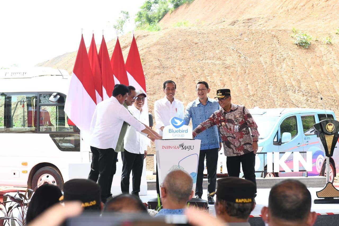 20231221 Presiden Jokowi Luncurkan Transportasi Ramah Lingkungan di IKN