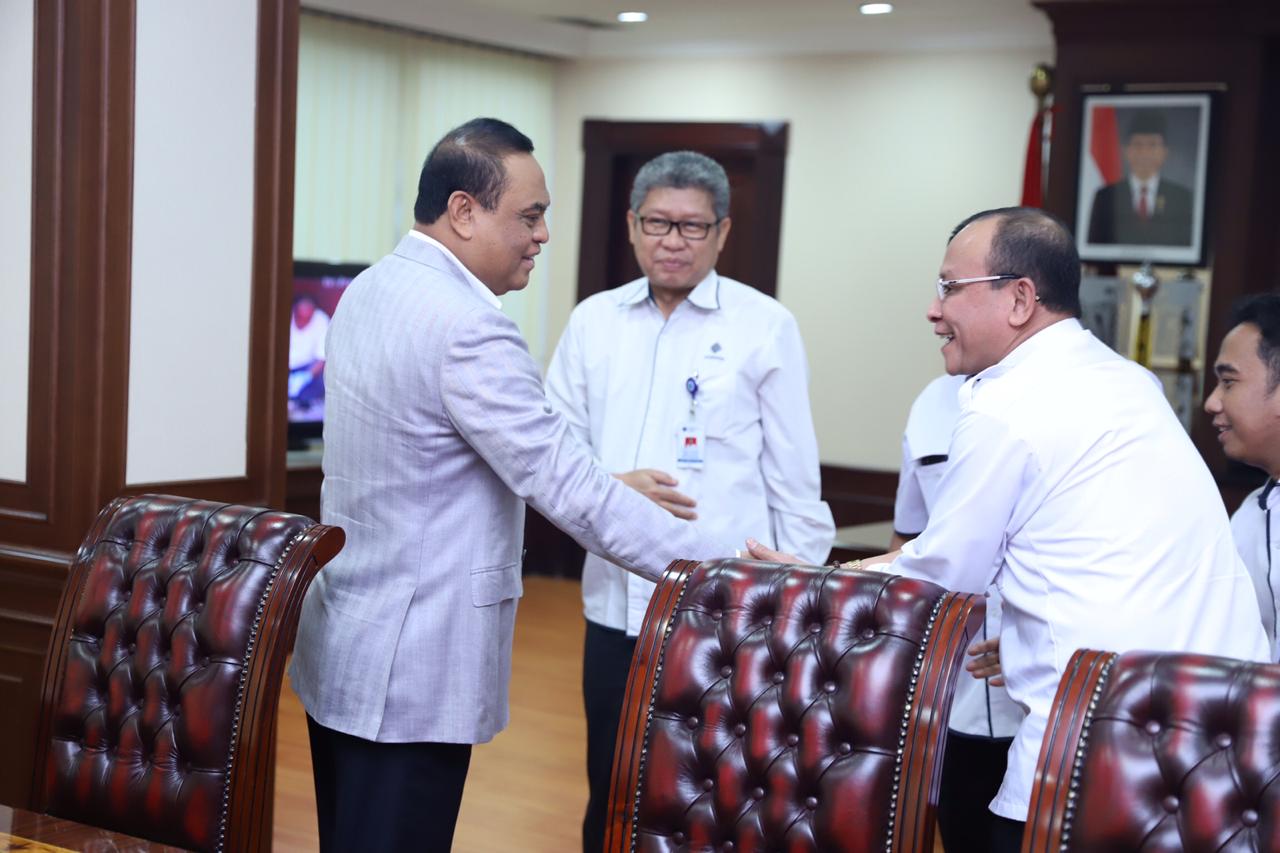 20190729 Menerima Kunjungan Sekretaris Jenderal Kementerian Ketenagakerjaan 3