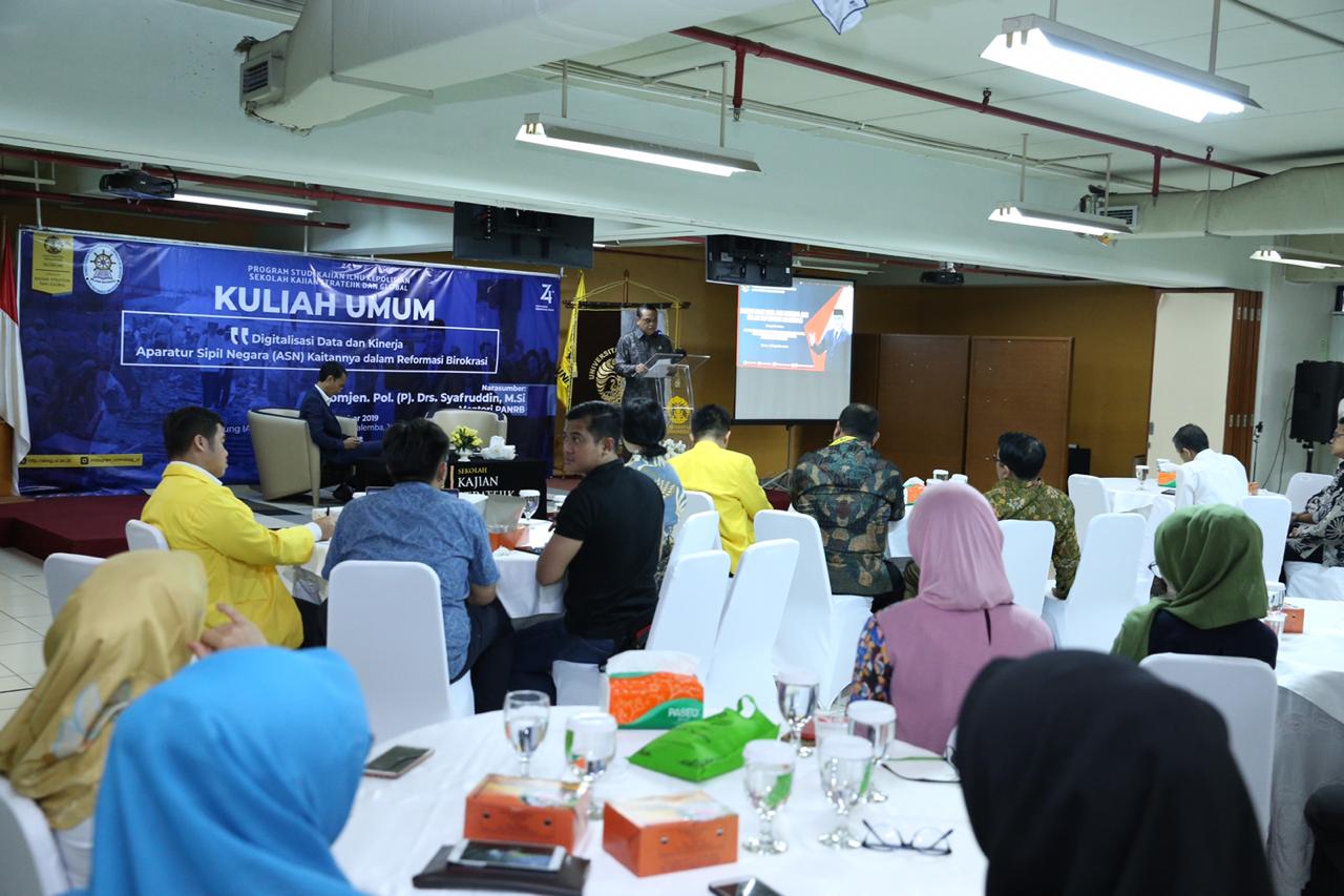 20190924 Memberikan Kuliah Umum di Program Studi Kajian Ilmu Kepolisian 5