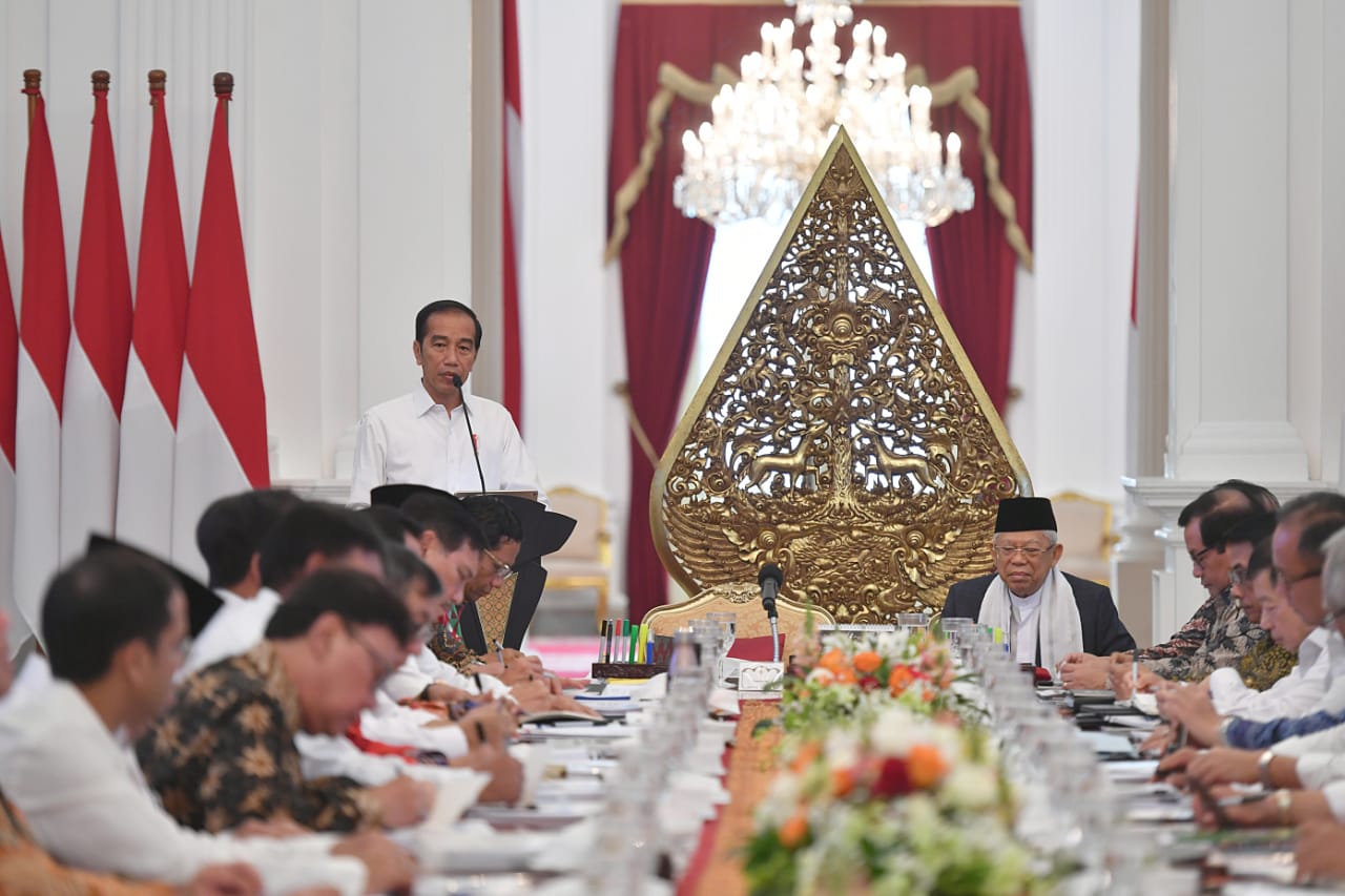 20191003 Menghadiri Sidang Kabinet Paripurna