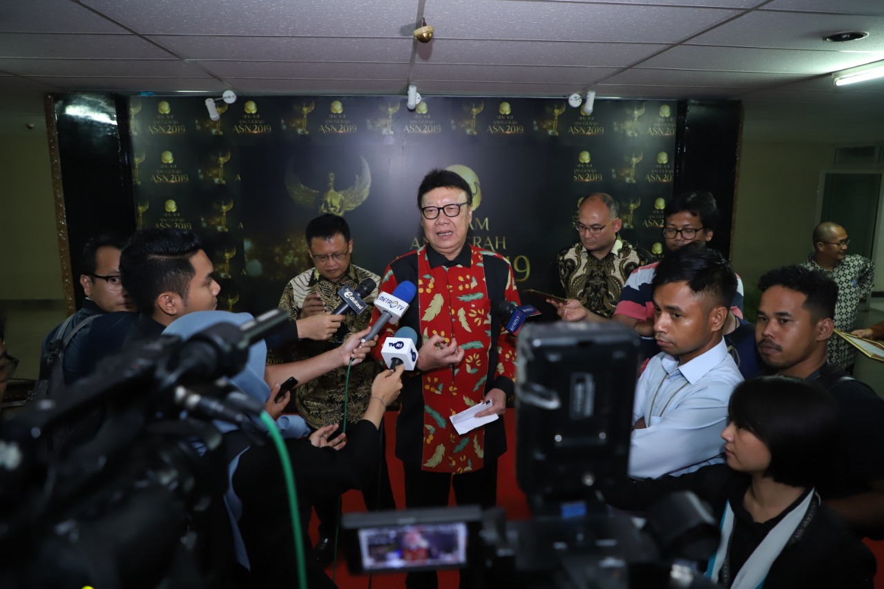 20191203 Menteri Tjahjo Doorstop 3