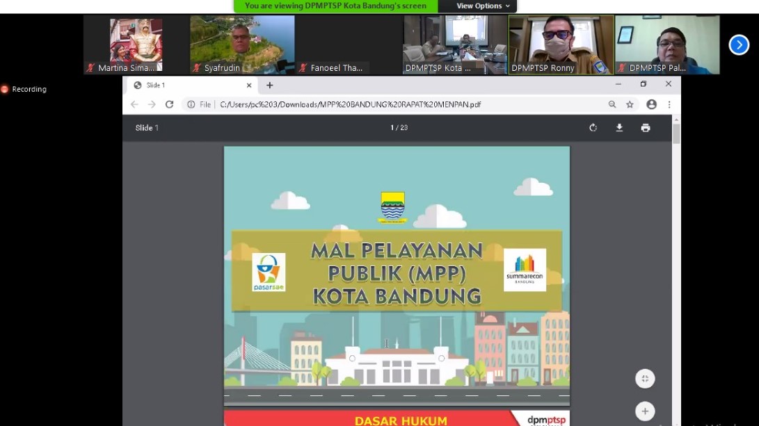 20200512 Progress Penyelenggaraan MPP Wilayah I 2