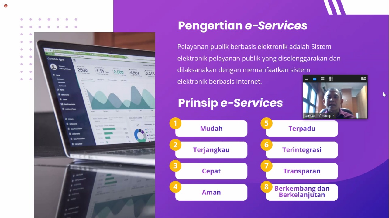 20200619 Rapat Evaluasi Kegiatan Monitoring Dan Evaluasi Penyelenggaraan Pelayanan Publik Berbasis Elektronik 1