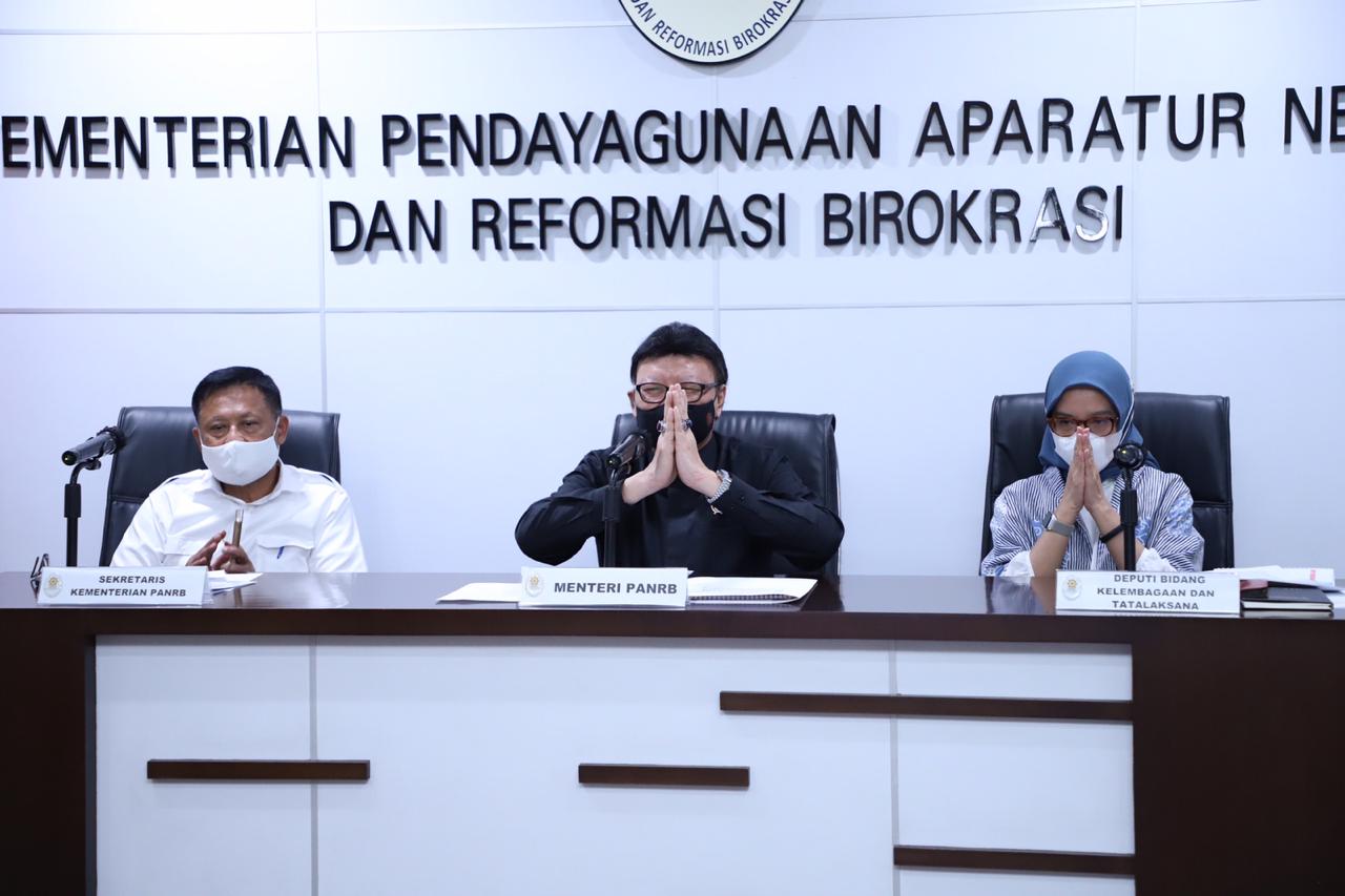 Kementerian Pendayagunaan Aparatur Negara Dan Reformasi Birokrasi Konferensi Pers Pembubaran