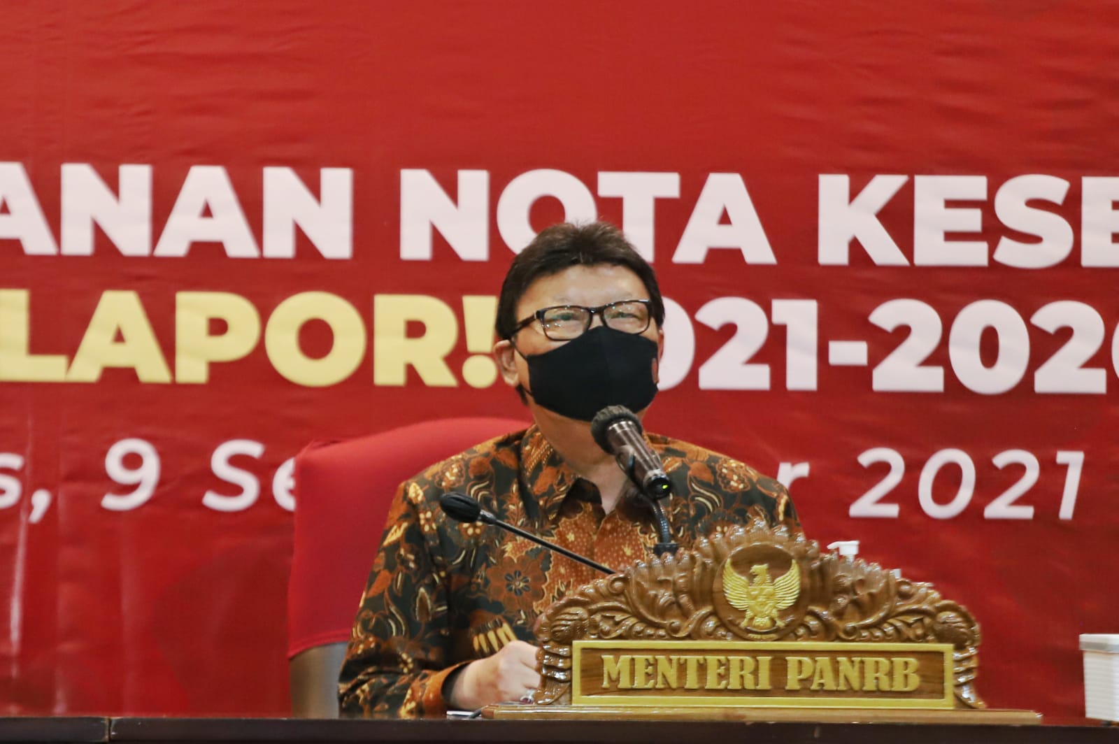 20210909 Penandatanganan Nota Kesepahaman SP4N LAPOR 1