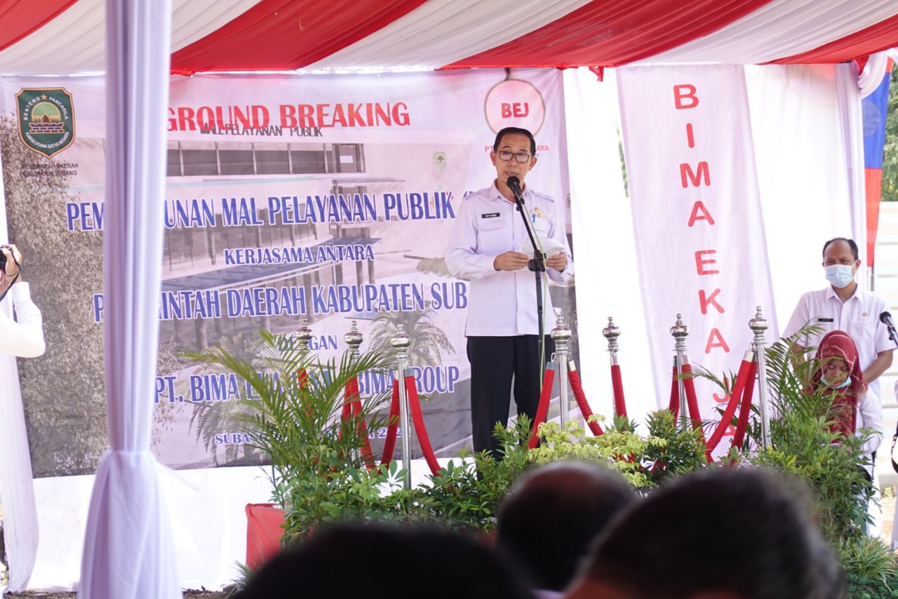 20210929 Groundbreaking Pembangunan MPP Kabupaten Subang 8