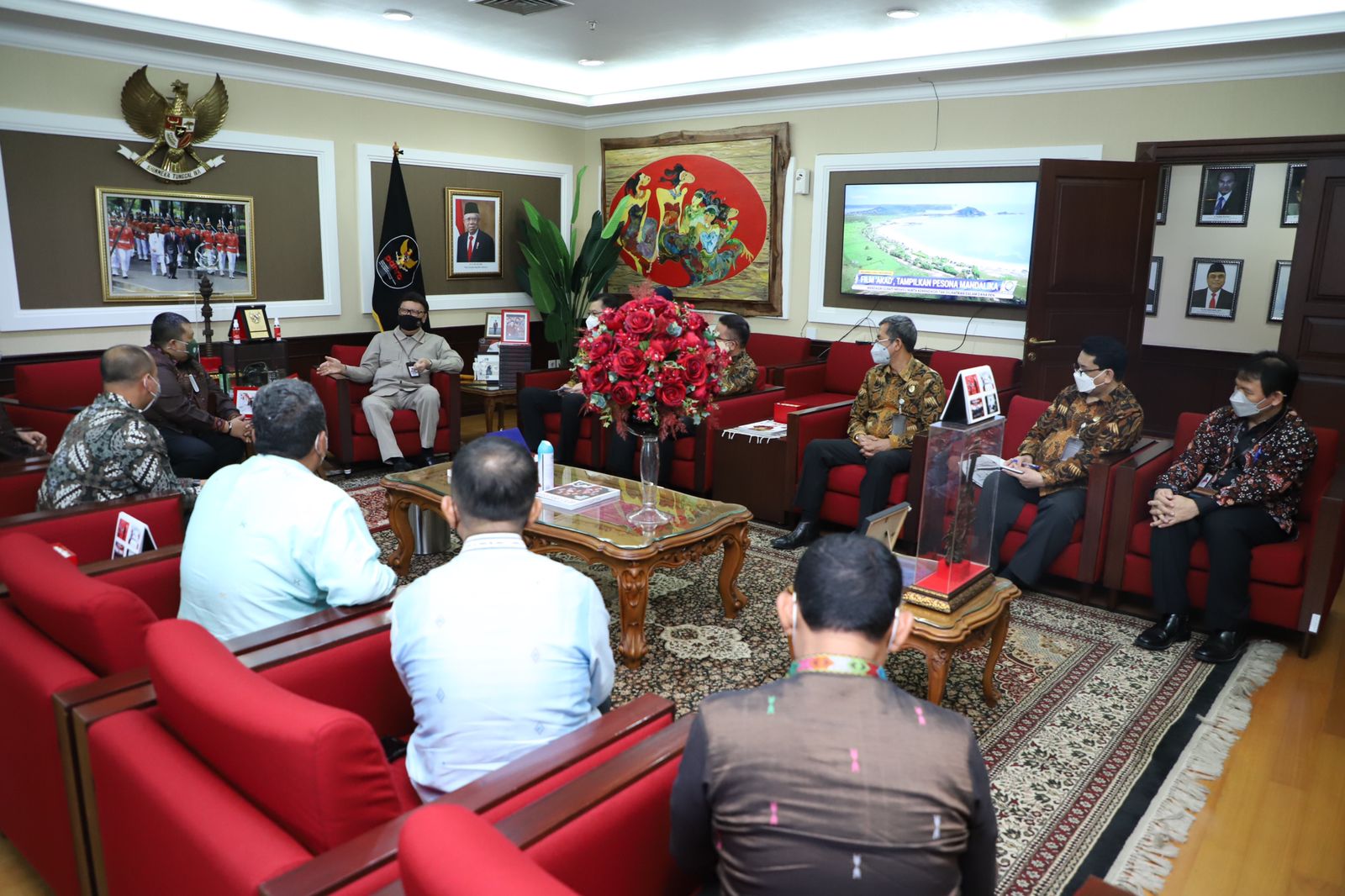 20220203 Menerima Kunjungan Bupati Tapanuli Selatan 1