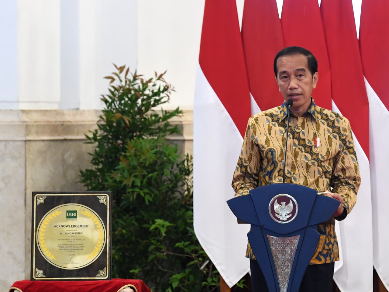 20220815 Presiden Jokowi Tegaskan Komitmen Jamin Ketercukupan Pangan Nasional