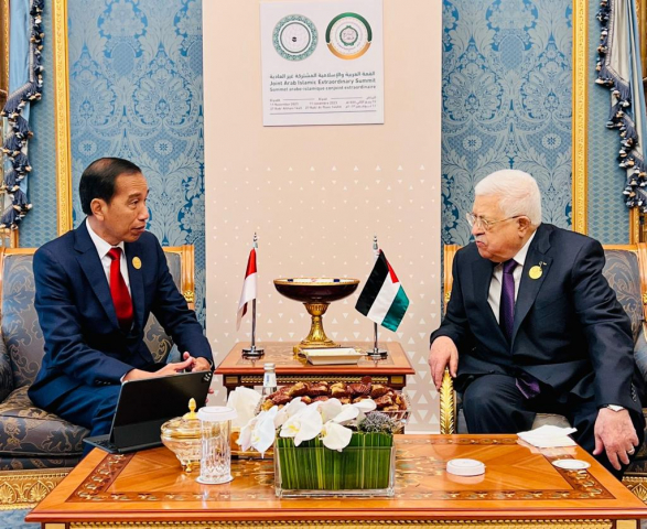 20231113 Presiden Abbas Sangat Hargai Dukungan Konsisten Indonesia untuk Palestina