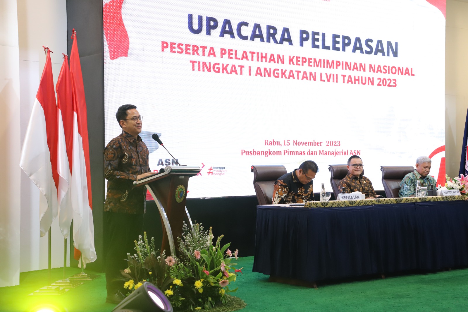 20231115 Pelepasan Peserta PKN Tingkat I Angkatan LVII Tahun 2023 1