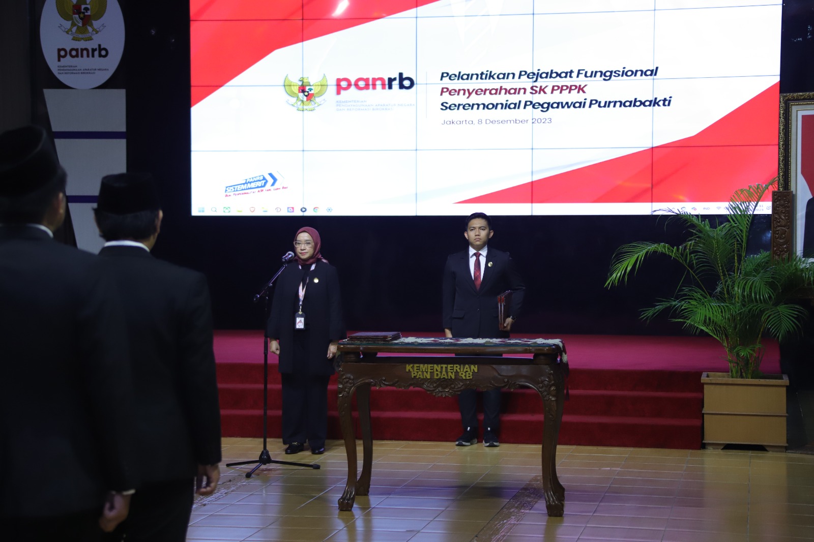 20231208 Pelantikan Pejabat Fungsional Penyerahan SK PPPK dan Seremonial Pegawai Purnabakti 1