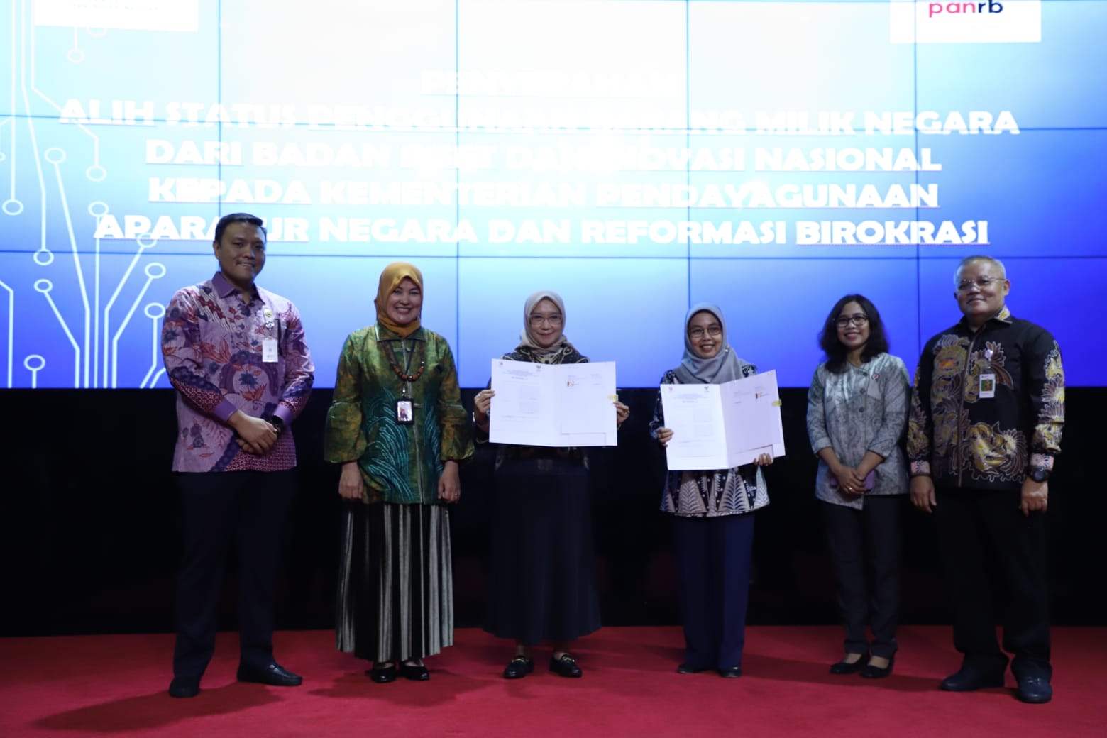 20240104 Penandatanganan Serah Terima BMN dari BRIN ke Kementerian PANRB 14