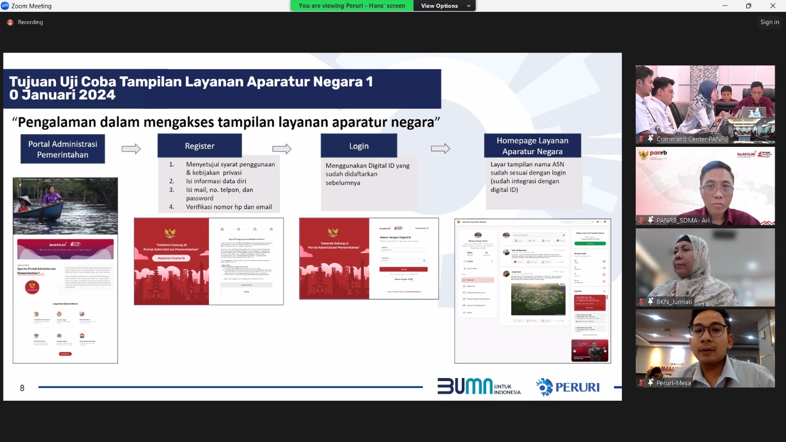 20240110 Uji Coba Tahap I Portal Aparatur Negara 12