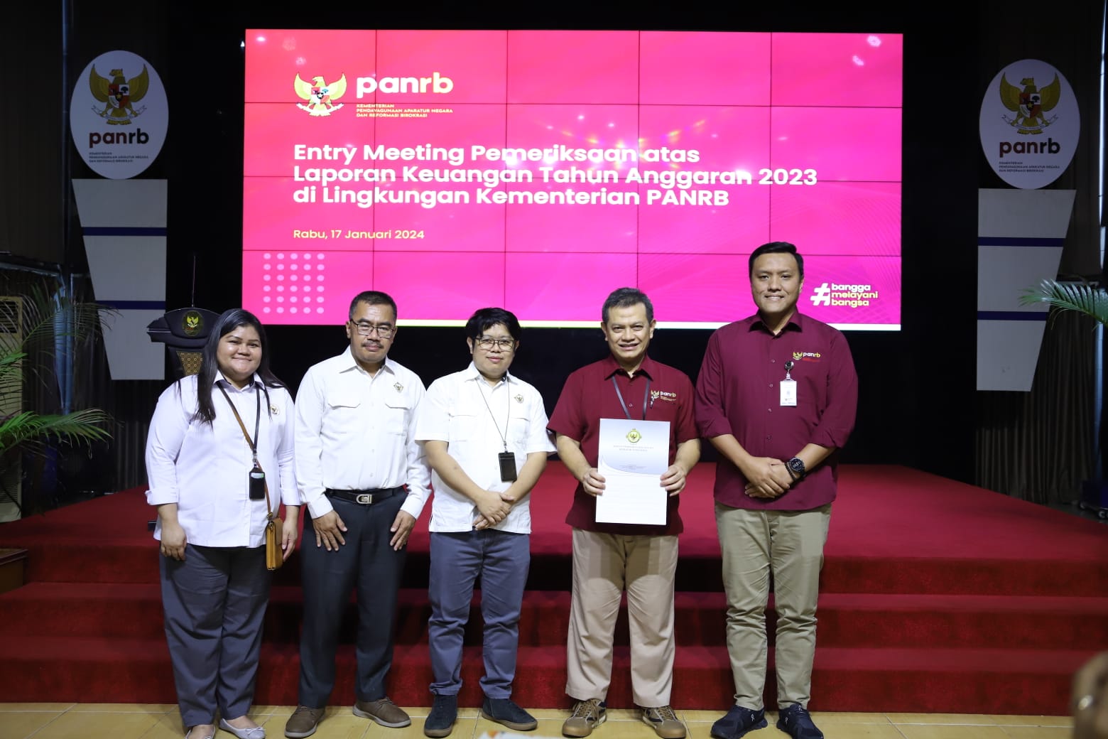 20240117 Entry Meeting Pemeriksaan Laporan Keuangan T.A 2023 di Lingkungan Kementerian PANRB 1