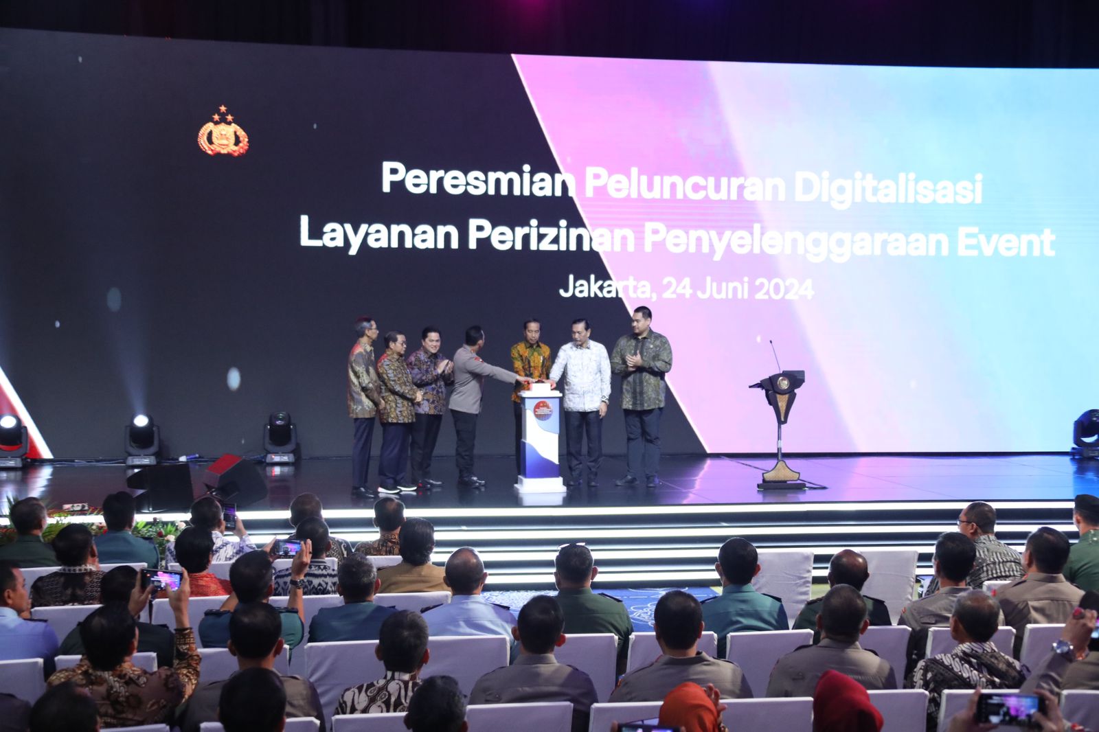 20240624 Peresmian Peluncuran Digitalisasi Layanan Perizinan Penyelenggaraan Event 10