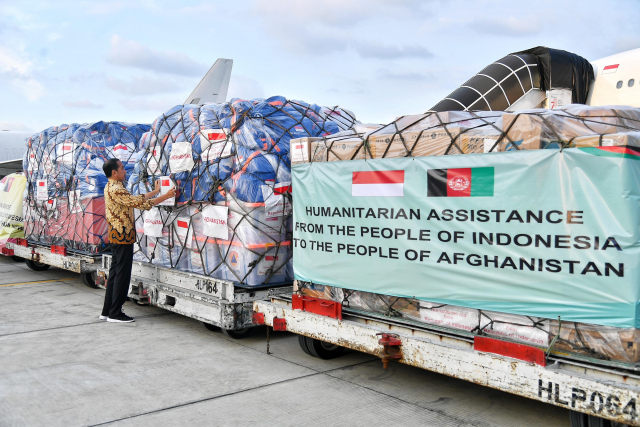 20240710 Pemerintah Indonesia Salurkan Bantuan Kemanusiaan untuk Papua Nugini dan Afganistan