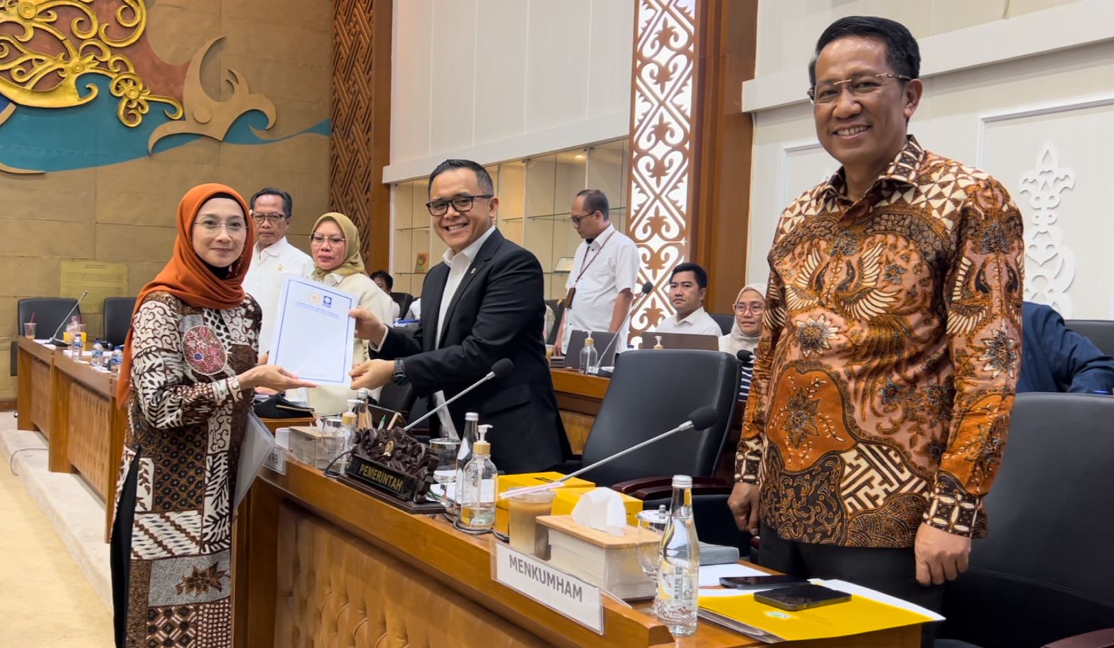 20240909 Pengambilan Keputusan Revisi UU Kementerian Negara pada Rapat Kerja Tingkat I 6