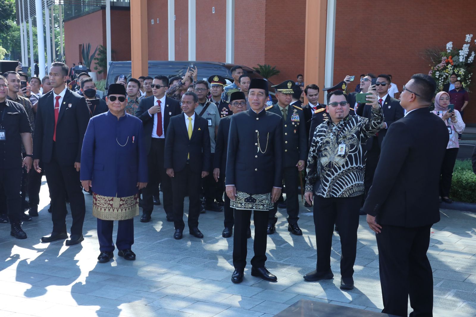 20241020 MENTERI Mengantar Presiden RI ke 7 10