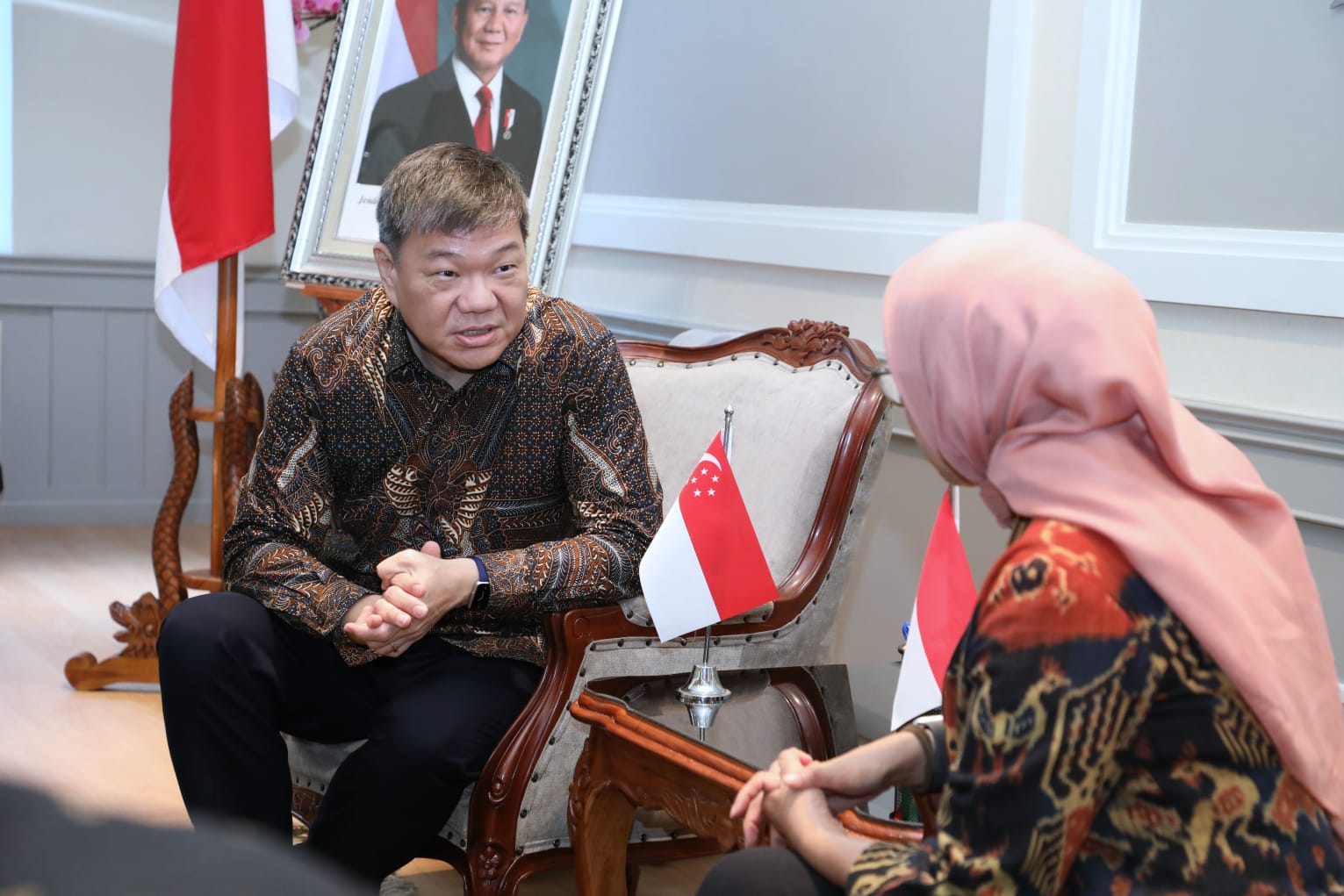 20241119 Menerima Kunjungan Duta Besar Singapura 1